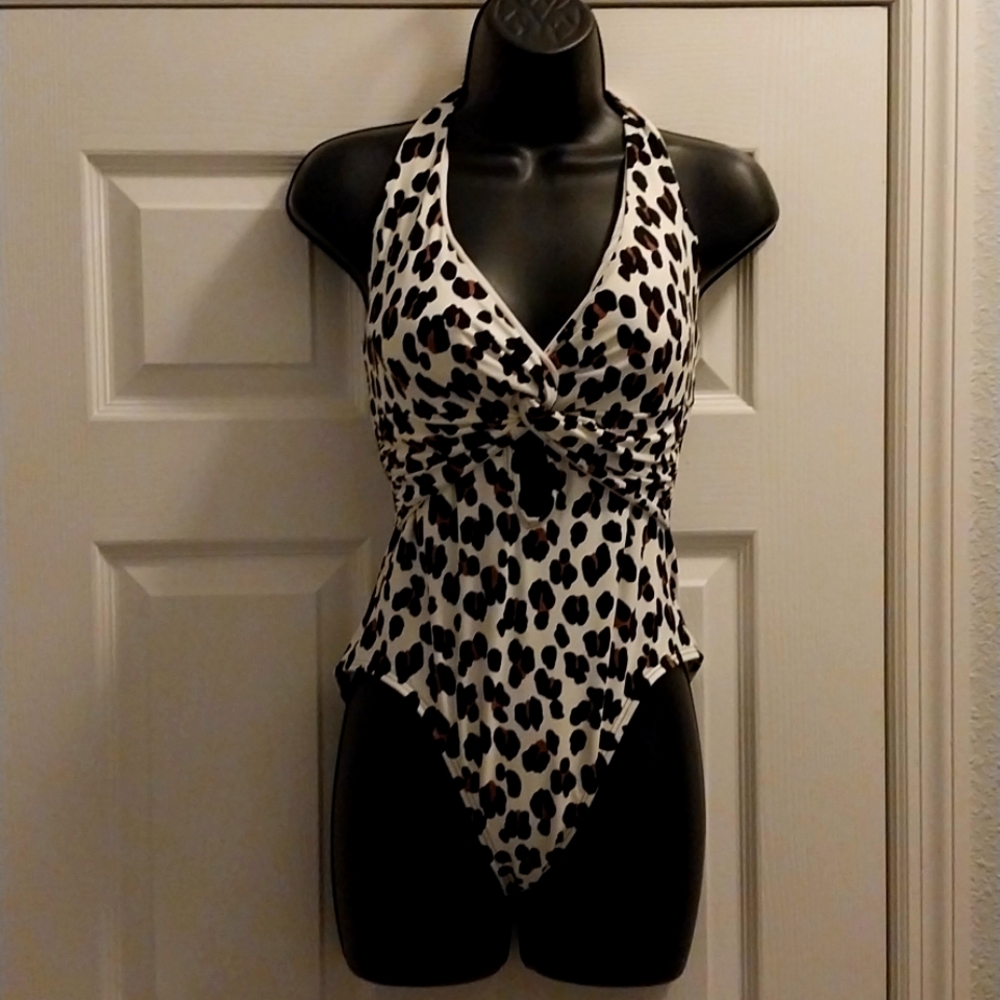 Nwot leopard KATE SPADE PADDED BATHING SUIT